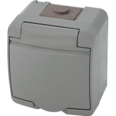 ETI 1-я (Schuko) (белая крышка) (IP44) RHE-1s (4668015)