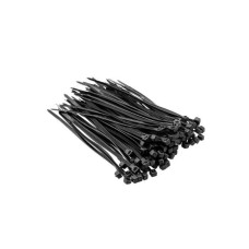 Top Tools Хомут-стяжка, чорний, 2.5x100мм, пластик, 100шт (44E956)