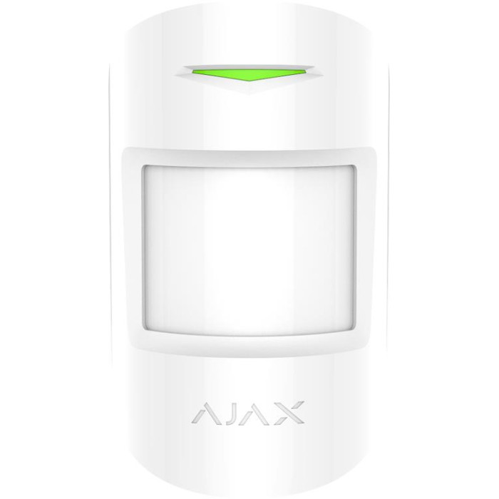 Ajax Датчик руху MotionProtect Plus, Jeweler, Бездротовий, білий (000001151)
