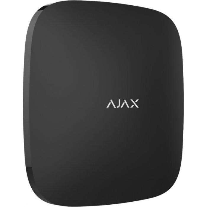 Ajax Інтелектуальна охоронна централь Hub 2 Plus, gsm, ethernet, wi-fi, jeweller, бездротова, чорний (000018790)