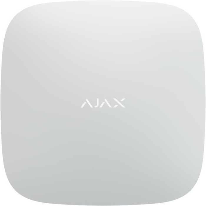 Ajax Інтелектуальна охоронна централь Hub 2 Plus, gsm, ethernet, wi-fi, jeweller, бездротова, білий (000018791)