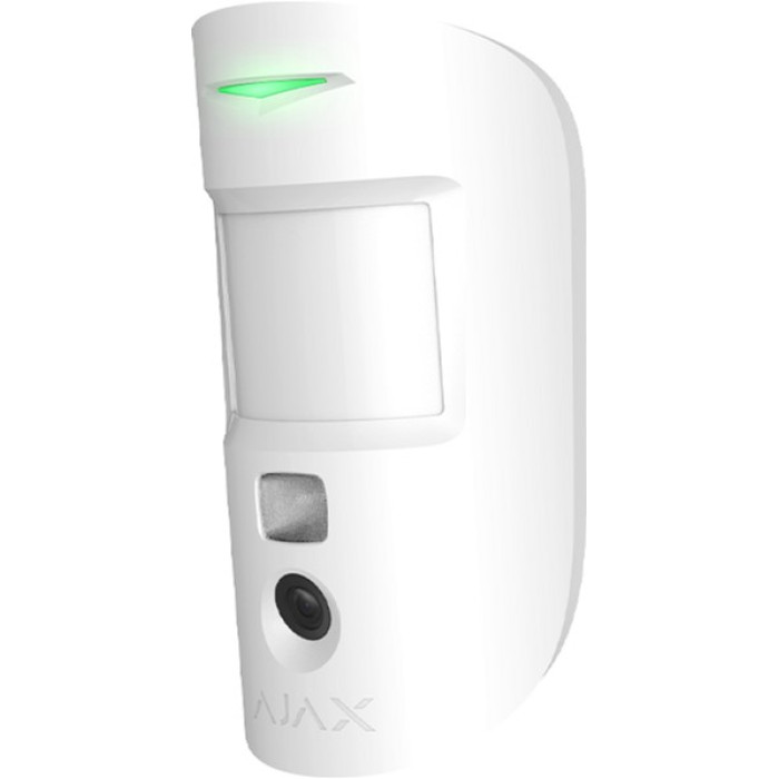 Ajax Комплект охоронної сигналізації StarterKit Cam Plus, hub 2 plus, motioncam, doorprotect, spacecontrol, jeweller, бездротовий, білий (000019854)