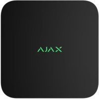 Ajax Мережевий відеореєстратор NVR, 8 каналів, jeweller, чорний (000034515)