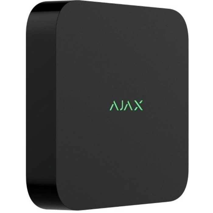 Ajax Мережевий відеореєстратор NVR, 8 каналів, jeweller, чорний (000034515)