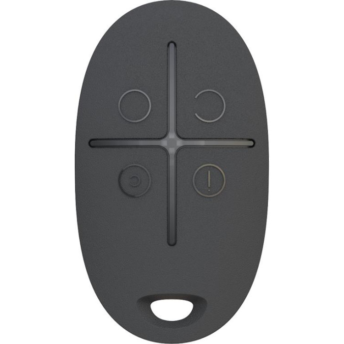 Ajax Брелок SpaceControl, Jeweller, 3V CR2032, чорний (000001156)