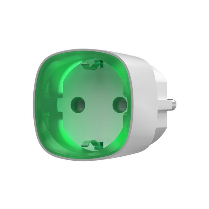 Ajax Розумна розетка з лічильником енергоспоживання Socket біла, Jeweller, 230V, 11А, 2.5 кВт (000012320)