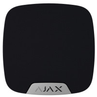 Ajax Бездротова кімнатна сирена HomeSiren, Jeweller, 105 дБ, 3V CR123A, чорна (000001141)