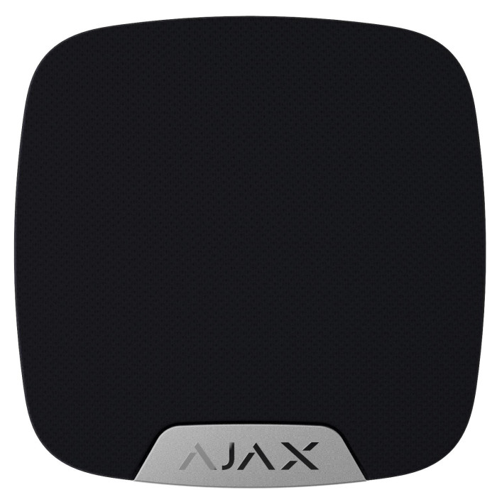 Ajax Бездротова кімнатна сирена HomeSiren, Jeweller, 105 дБ, 3V CR123A, чорна (000001141)