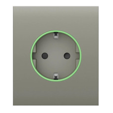 Ajax Центральна панель для вбудованої розетки CenterCover for Outlet smart, Jeweler, бездротова, olive (000038797)