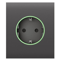 Ajax Центральна панель для вбудованої розетки CenterCover for Outlet smart, Jeweler, бездротова, grey (000038806)