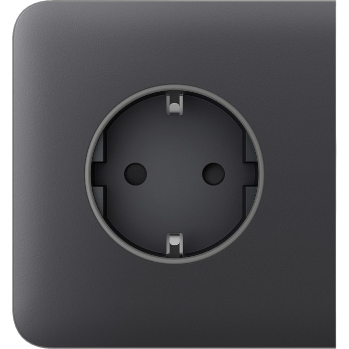 Ajax Бічна панель для вбудованої розетки SideCover for Outlet Basic, graphite (000046686)