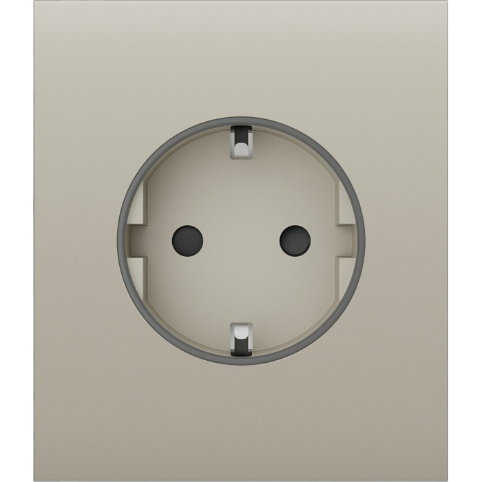 Ajax Центральна панель для вбудованої розетки CenterCover for Outlet Basic, ivory (000046700)