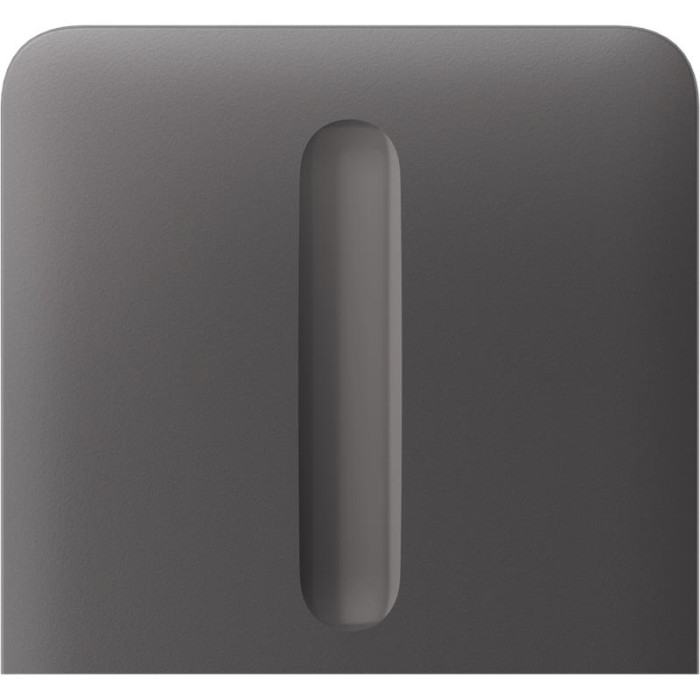 Кнопка бічна для одноклавішного вертикального вимикача димера Ajax SideButton Vertical Dimmer 1-gang 2-way for LightSwitch, Jeweler, бездротовий, grey (000051304)