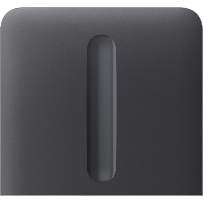 Кнопка бічна для одноклавішного вертикального вимикача димера Ajax SideButton Vertical Dimmer 1-gang 2-way for LightSwitch, Jeweler, бездротовий, graphite (000051305)