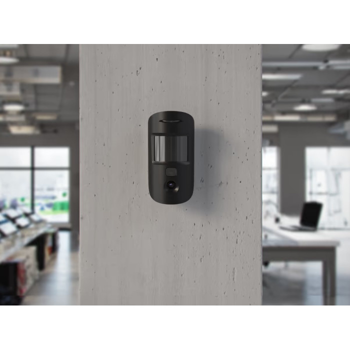 Датчик руху з покращеною фотофіксацією Ajax HDR MotionCam, Jeweller, бездротовий, чорний (000052546)