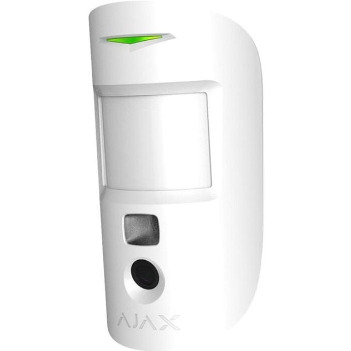 Датчик руху з покращеною фотофіксацією Ajax HDR MotionCam, Jeweller, бездротовий, білий (000054412)