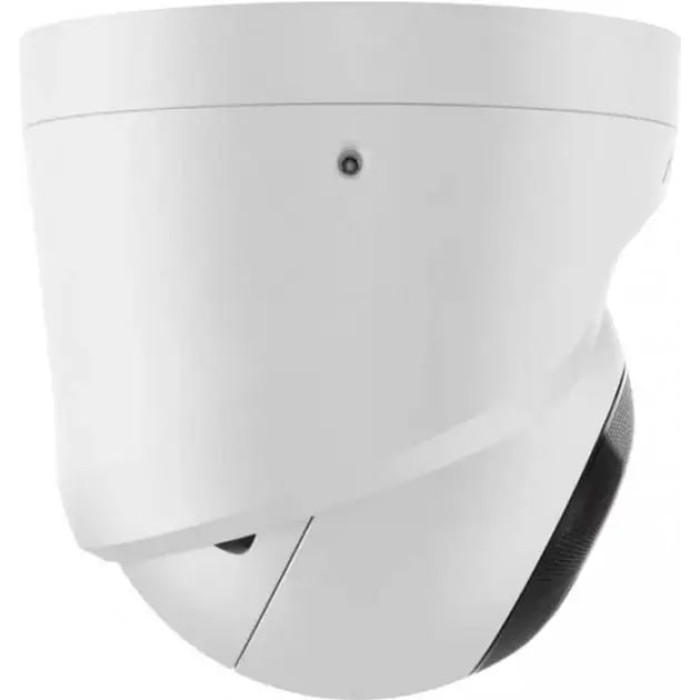 Ajax IP-Камера дротова TurretCam, 8мп, 2.8мм, Poe, True WDR, IP 65, ІЧ 35м, аудіо, кут огляду 100° до 110°, купольна, біла (000039323)