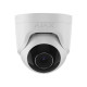 Ajax IP-Камера дротова TurretCam, 5мп, 4мм, Poe, True WDR, IP 65, ІЧ 35м, аудіо, кут огляду 75°до 85°, купольна, біла (000039308)