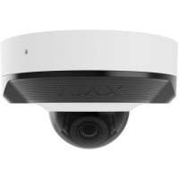 Ajax IP-Камера дротова DomeCam Mini, 5мп, 2.8мм, Poe, True WDR, IP 65, ІЧ 30м, аудіо, кут огляду 100° до 110°, міні купольна, біла (000039319)