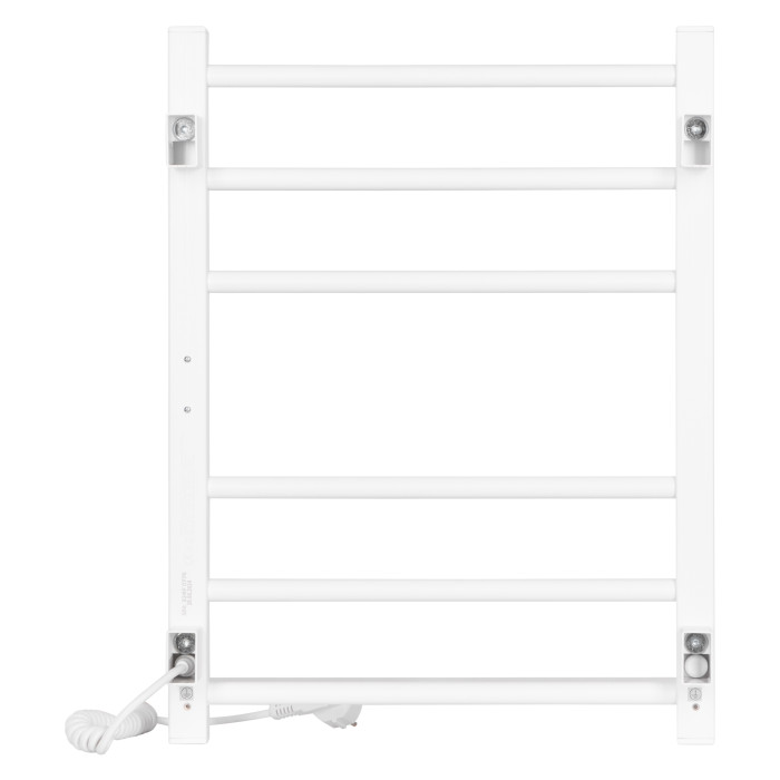 ARDESTO Рушникосушка електрична Square-TR K, 570х430х80мм, таймер-регулятор, сталь, білий матовий (61070006WM)