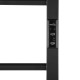 Рушникосушка Ardesto електричнаSquare-TR K, 770x430х80мм, таймер-регулятор, сталь, чорний матовий (61070106BM)