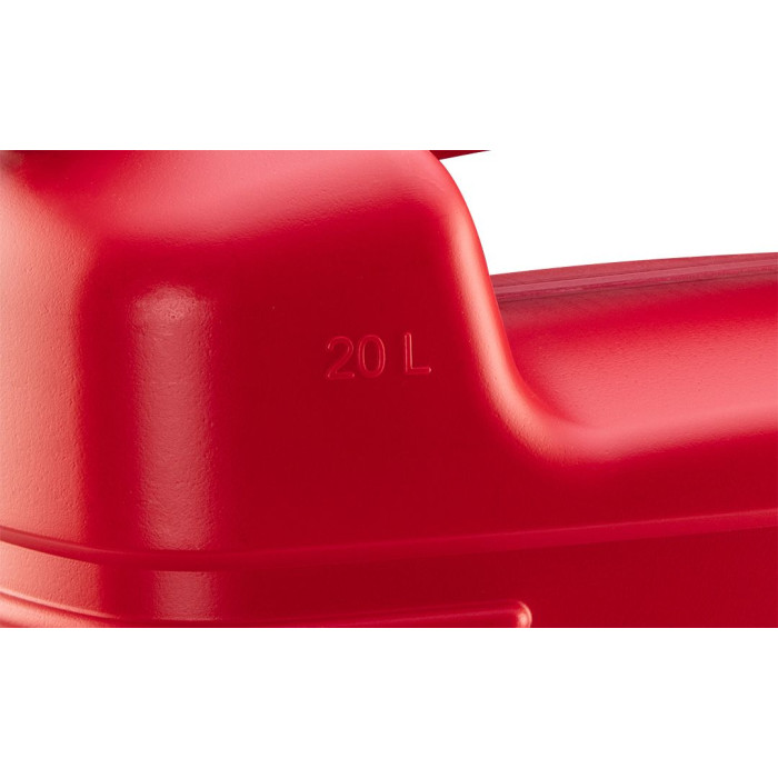 Neo Tools Каністра паливна 20л пластик HDPE, гнучкий злив, 1.46кг, червоний (11-561)