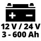 Einhell Пуско-зарядний пристрій CE-BC 30 M, 12/24 В, 3-600 А/г, макс. 30 А (1002275)