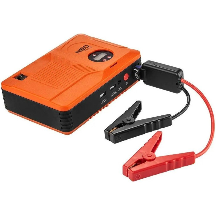 Neo Tools Пусковий пристрій Jump Starter Power Bank для автомобілів, 14000мАг (11-997)