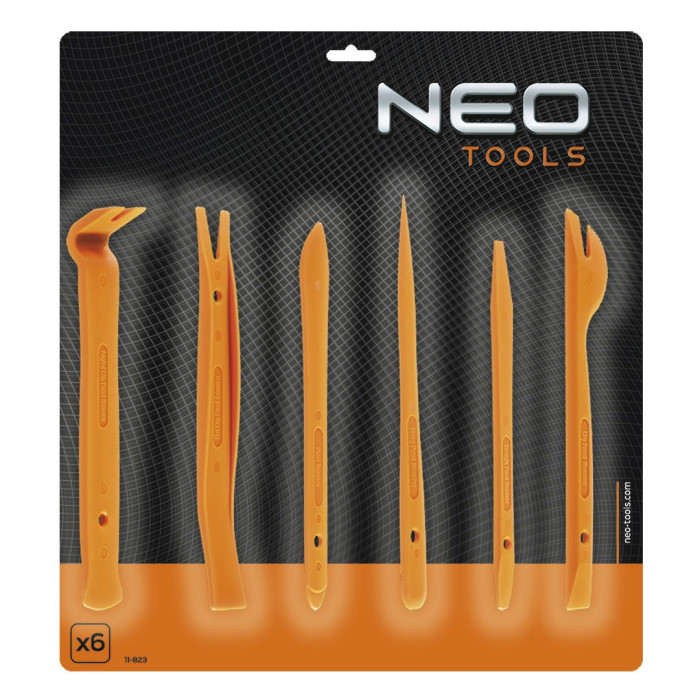 Neo Tools Знімачі панелей облицювання, набір 6шт (11-823)