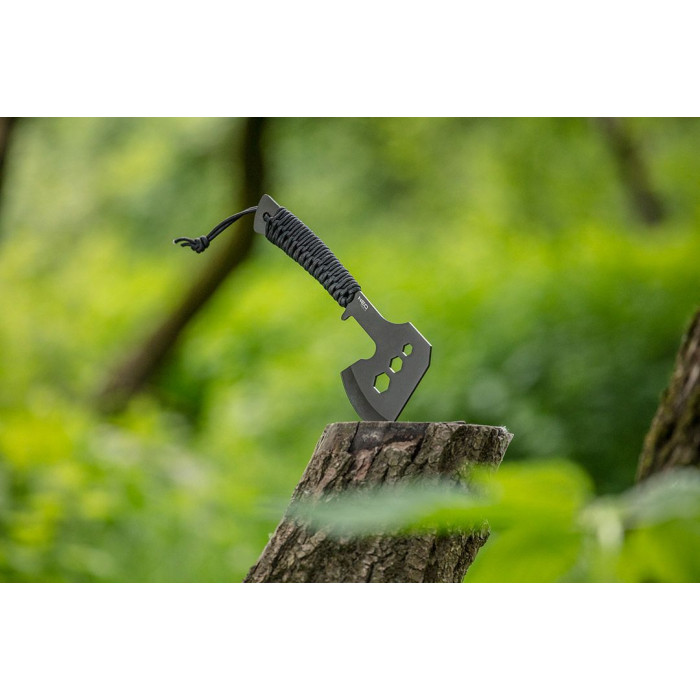 Neo Tools Сокира універсальна руків'я сталеве з паракордом 3 отвори для відкручування гвинтів M10 M13 M16 26см 266г нейлоновий чохол (63-118)