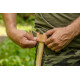 Neo Tools Сокира універсальна Bushcraft руків'я ясень 34.5см 400г шкіряний чохол (63-119)