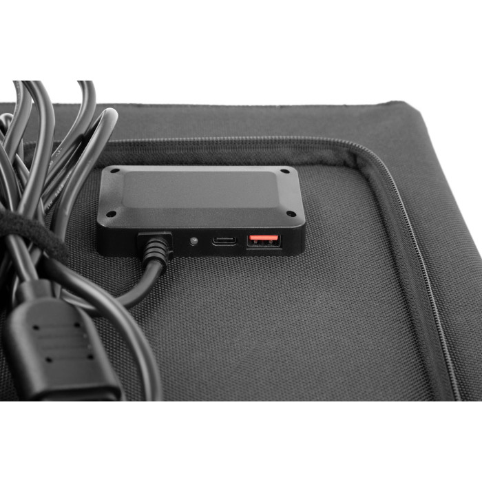 2E Портативна сонячна панель, 100 Вт зарядний пристрій, DC, USB-С PD45W, USB-A 18W, USB-A 12W (2E-PSP0031)