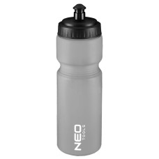 Neo Tools Пляшка для води для велосипеда, 700мл, довжина 23.5 см, LDPE, сірий (91-010)