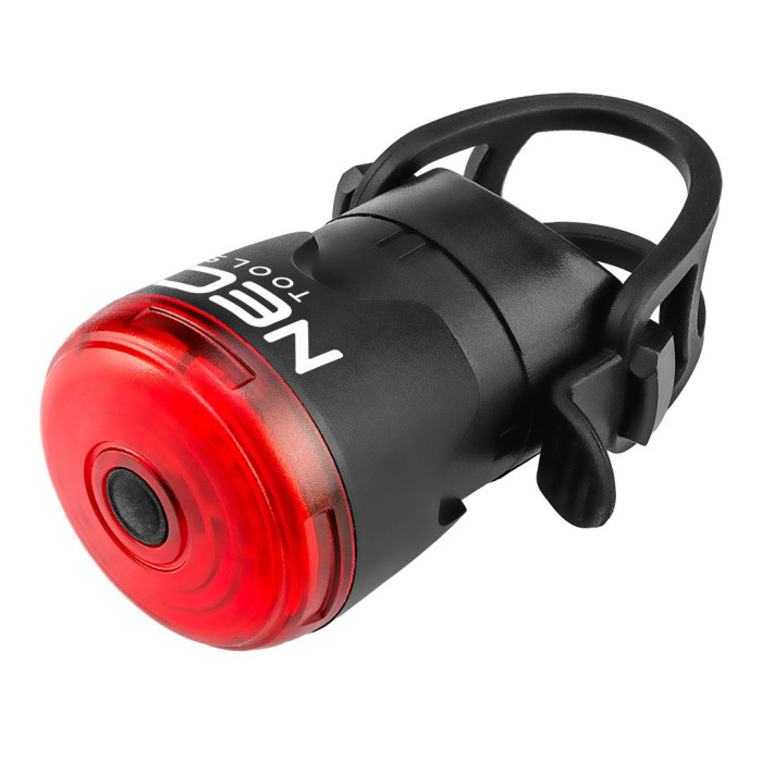 Neo Tools Ліхтар велосипедний задній, 30 люмен, 0.5Вт, USB, 400 мАг, 6 функцій освітлення, функція STOP, IPX6 (91-003)