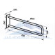 Поручень пристенный неоткидной для людей с инвалидностью, Ø 32мм – 700мм