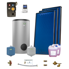 Комплектний пакет ENSOL для приготування гарячої води на 3-5 осіб з 3 панелей з баком 300л.