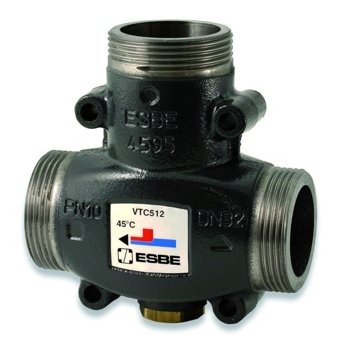 Змішувальний термостатичний клапан ESBE VTC512 DN32 1 1/2″ 50°С (зовн.) (51022000)