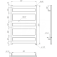 Сушка для рушников Fom Электрическая 120x53x3