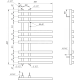 Сушилка для полотенец Carisma Электрическая 120x53x3