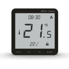 Проволочный терморегулятор SINUM R-S3 черный (WG.23.0060)