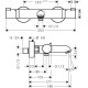 Термостат для ванни Hansgrohe Ecostat Comfort (13114670)