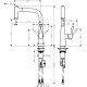 Змішувач для кухні Hansgrohe Metris з висувним виливом