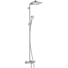 Душова система з термостатом Hansgrohe Crometta E 240 1jet Showerpipe (27298000)