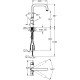 Змішувач для раковини одноважільний Hansgrohe Metropol Classic (31303000)