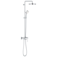 Душова система з настінним змішувачем Grohe Tempesta Cosmopolitan System 210

Система душа Grohe Tempesta Cosmopolitan System 210 - це ідеальне рішення для вашої ванної кімнати. Завдяки вбудованому змішувачу ви зможете насолоджуватися комфортним та рівном