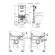 39598000 Rapid SLX Інсталяція для унітазу 3в1 pid SLX Інсталяція для унітазу 3в1  Grohe