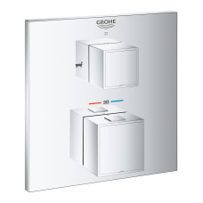 Термостат для ванни Grohe Grohtherm Cube з 2 перемикачами (24155000)