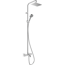 Душова система Hansgrohe Vernis Shape Showerpipe 230 1jet з термостатом для ванни хром (26284000)