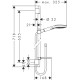 Душовий набір Hansgrohe Raindance Select E120 Ecosmart 0,65 м (26622400)