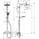 Душова система з термостатом Hansgrohe Crometta S 240 1jet Showerpipe (27267000)